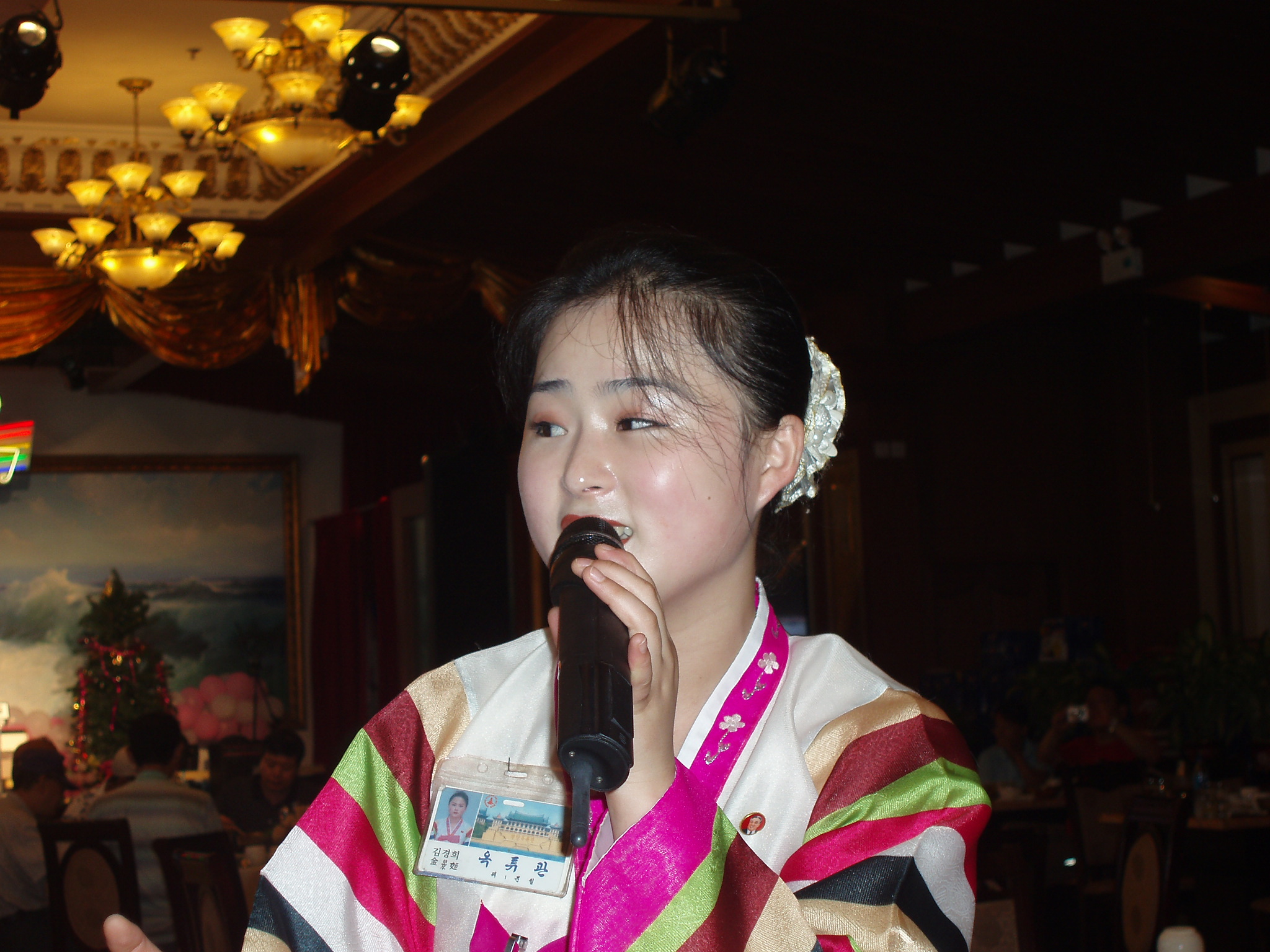 Geumgang Mt, North Korea, in 2005 restaurant.JPG